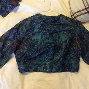 Gorgeous vintage dress with matching crop jacket